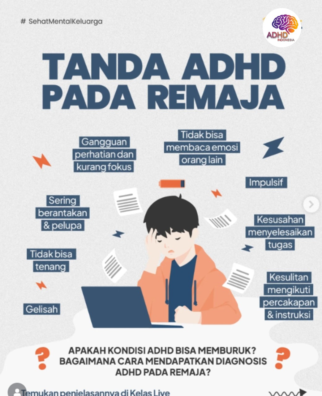 Screening ADHD Non-Diagnostik: Edukasi Awal bagi Orang Tua di Kabupaten Pidie